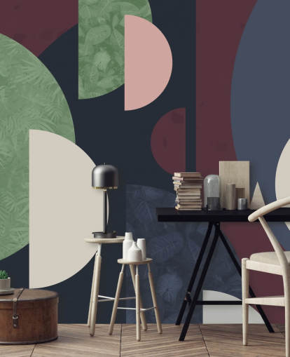 mörka former tapeter