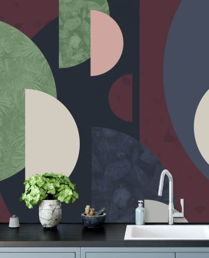 papier peint formes sombres