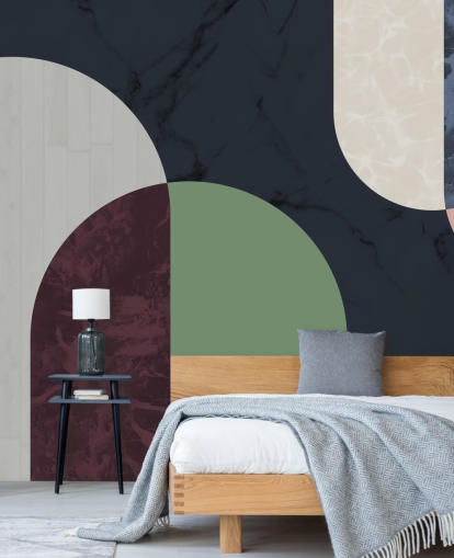 dark bauhaus style shapes wallpaper dark bauhaus style shapes wallpaper