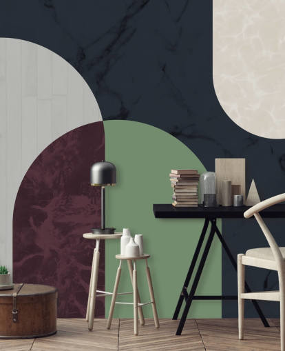 papel pintado de formas de estilo bauhaus oscuro papel pintado de formas de estilo bauhaus oscuro