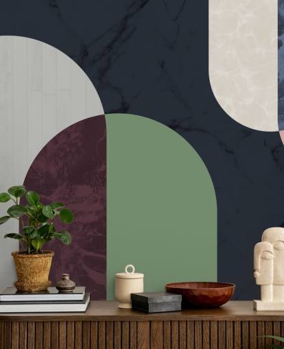 dark bauhaus style shapes wallpaper dark bauhaus style shapes wallpaper