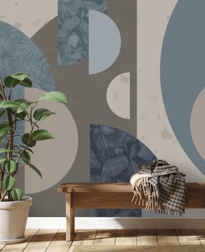 papel tapiz de formas azules papel tapiz de formas azules