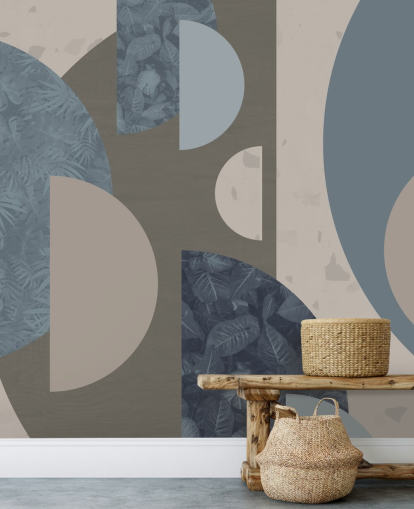 papier peint de formes bleues papier peint de formes bleues