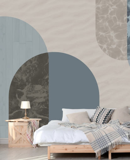 blue bauhaus style shapes wallpaper blue bauhaus style shapes wallpaper