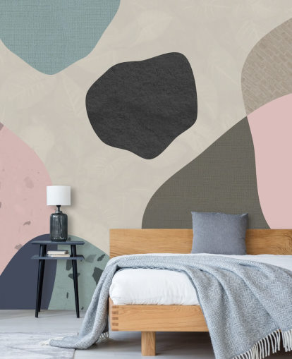 pastel shapes wallpaper