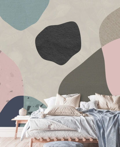 pastel shapes wallpaper