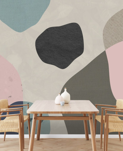 pastel shapes wallpaper