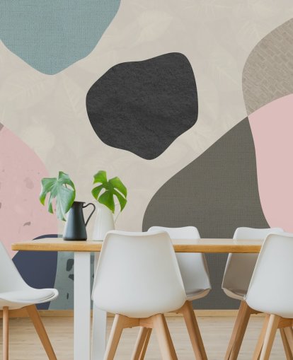 pastel shapes wallpaper