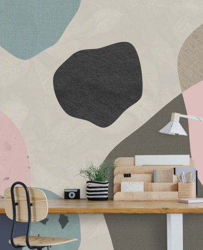 pastel shapes wallpaper