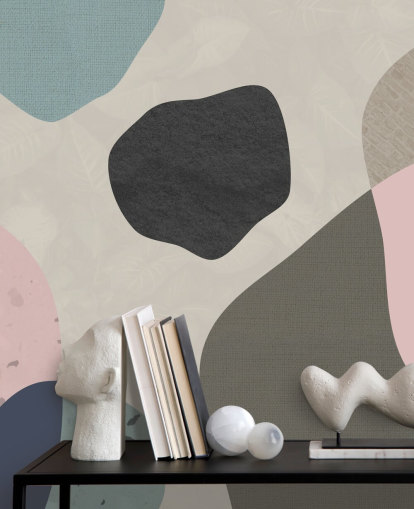 pastel shapes wallpaper