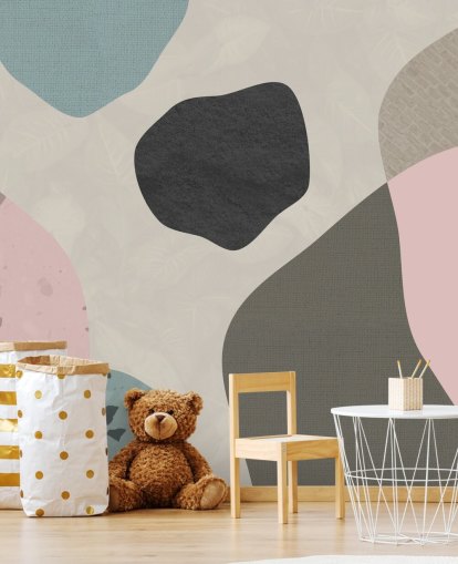 pastel shapes wallpaper