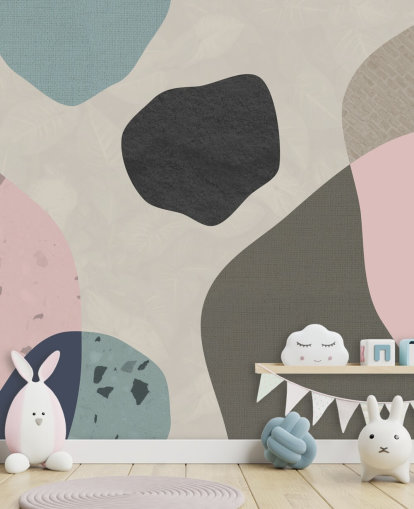 pastel shapes wallpaper