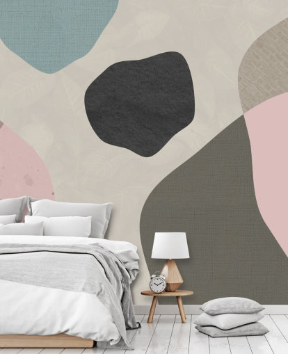 pastel shapes wallpaper