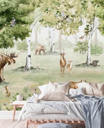 fondo de pantalla de animales del bosque en un bosque fondo de pantalla de animales del bosque en un bosque