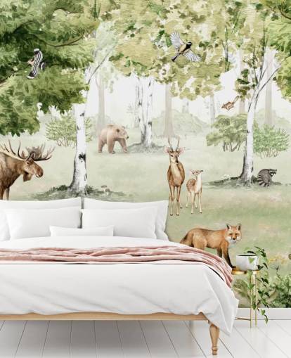 fondo de pantalla de animales del bosque en un bosque fondo de pantalla de animales del bosque en un bosque