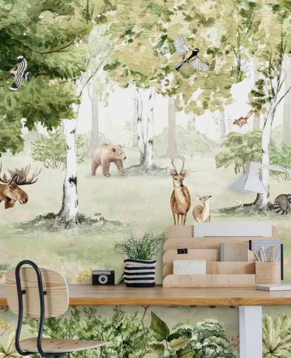 fondo de pantalla de animales del bosque en un bosque fondo de pantalla de animales del bosque en un bosque