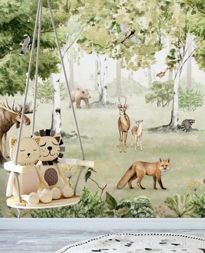 fondo de pantalla de animales del bosque en un bosque fondo de pantalla de animales del bosque en un bosque