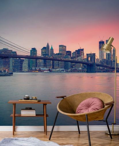 Mural de pared Puente de Manhattan