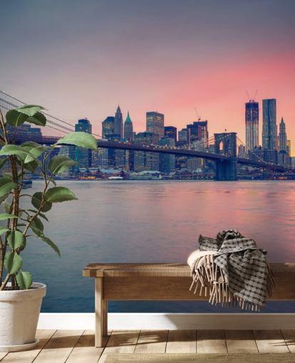 Mural de pared Puente de Manhattan