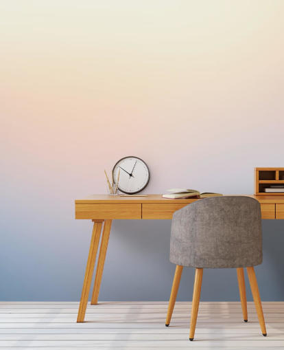 blue and yellow ombre wallpaper mural called Dusk Ombre