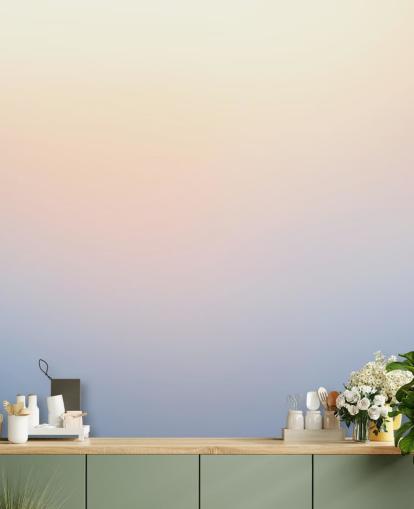 papier peint mural ombré bleu et jaune appelé Dusk Ombre papier peint mural ombré bleu et jaune appelé Dusk Ombre