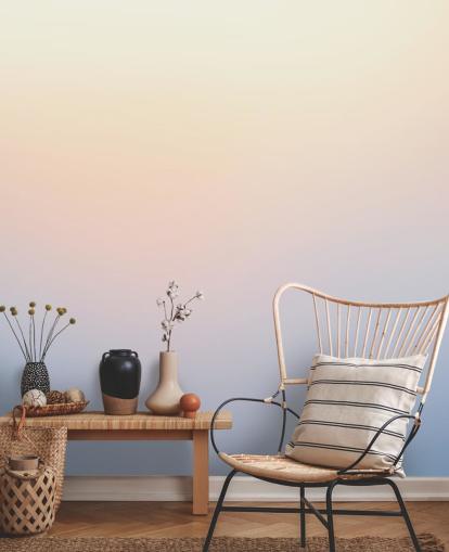 sininen ja keltainen ombre-taustakuvamaalaus nimeltään Dusk Ombre sininen ja keltainen ombre-taustakuvamaalaus nimeltään Dusk Ombre