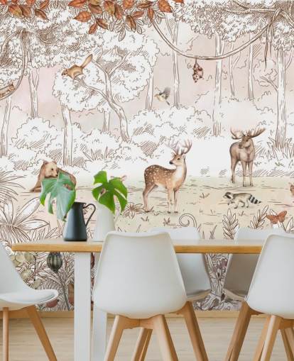 fondo de pantalla de animales lindos de otoño en el bosque fondo de pantalla de animales lindos de otoño en el bosque