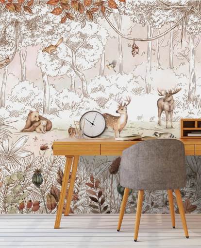 fondo de pantalla de animales lindos de otoño en el bosque fondo de pantalla de animales lindos de otoño en el bosque