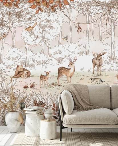 fondo de pantalla de animales lindos de otoño en el bosque fondo de pantalla de animales lindos de otoño en el bosque