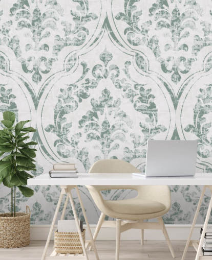 vintage green pattern wallpaper vintage green pattern wallpaper
