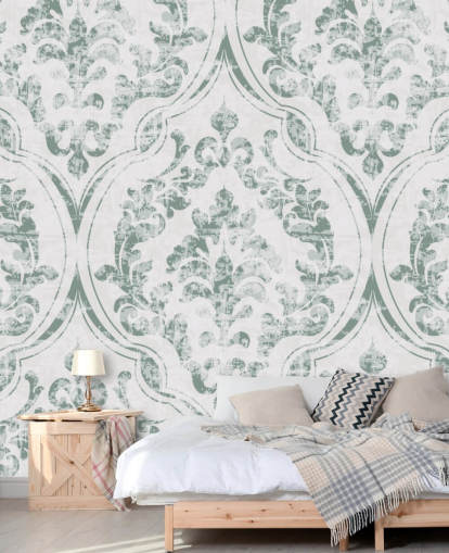 vintage green pattern wallpaper vintage green pattern wallpaper