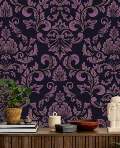 purple and black damask wallpaper purple and black damask wallpaper