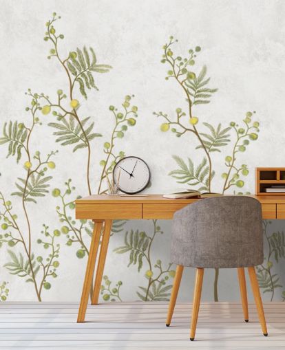 green and yellow chinoisiere branches wallpaper green and yellow chinoisiere branches wallpaper