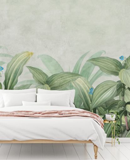 frisk grønt blad tapet frisk grønt blad tapet