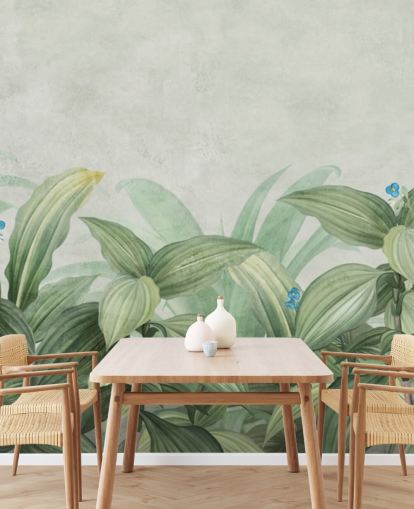 fresh green leaf wallpaper