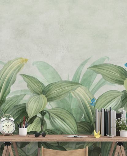 fresh green leaf wallpaper