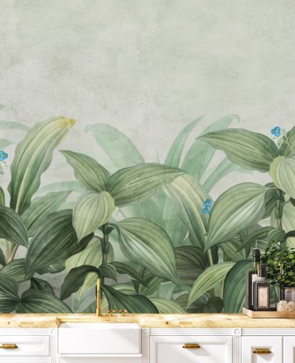 fresh green leaf wallpaper