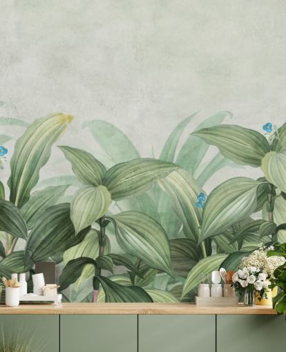 fresh green leaf wallpaper