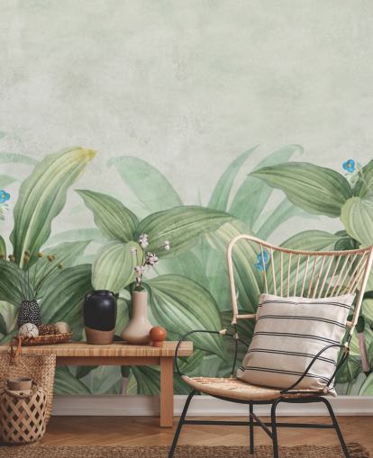 fresh green leaf wallpaper