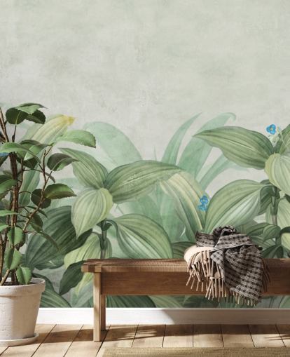 fresh green leaf wallpaper