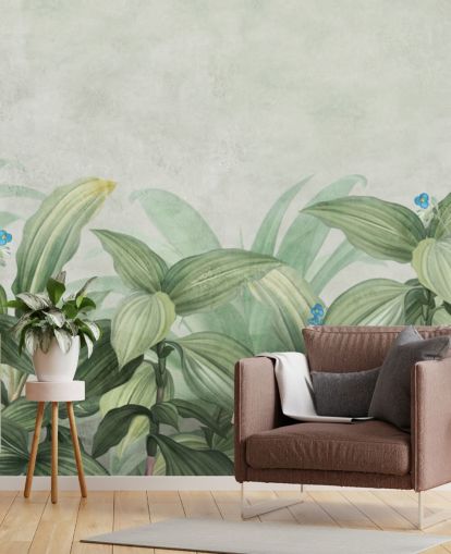 fresh green leaf wallpaper