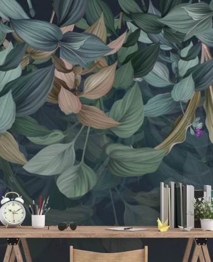 dark leafy wallpaper dark leafy wallpaper