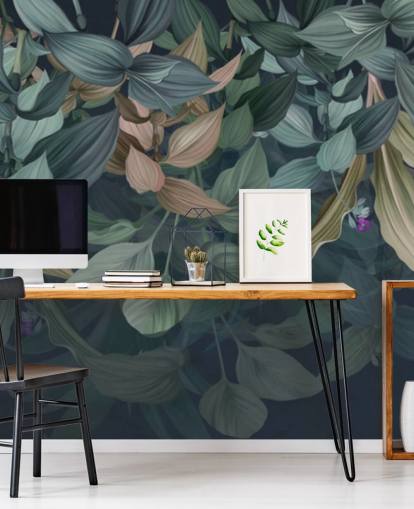 dark leafy wallpaper dark leafy wallpaper