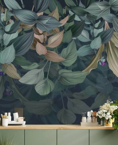 dark leafy wallpaper dark leafy wallpaper