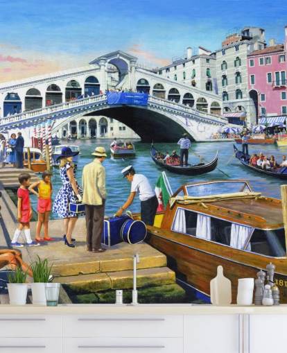 papel de parede ponte e gôndolas veneza papel de parede ponte e gôndolas veneza