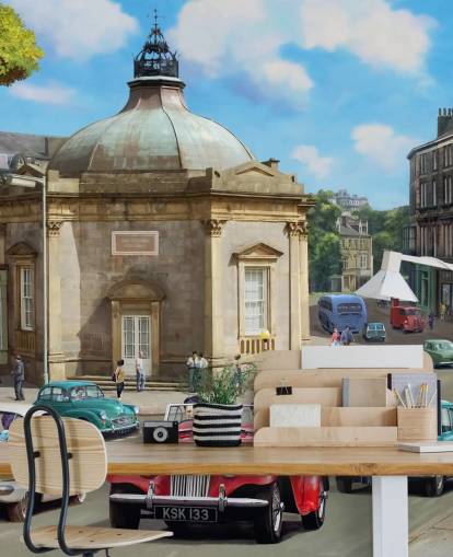 persone vestite retrò nella città vecchia in passato carta da parati persone vestite retrò nella città vecchia in passato carta da parati