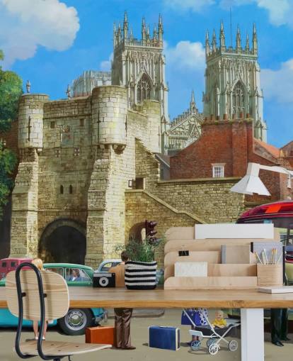 York in der Vergangenheit Tapete