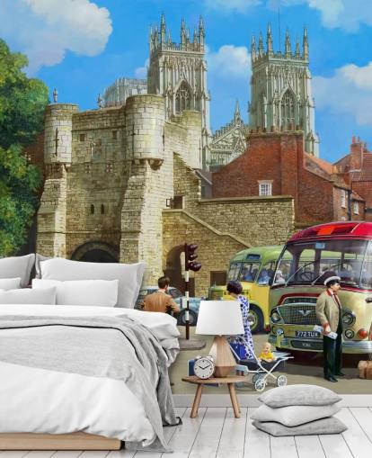 york in het verleden behang