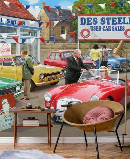 men selling and buying cars wallpaper