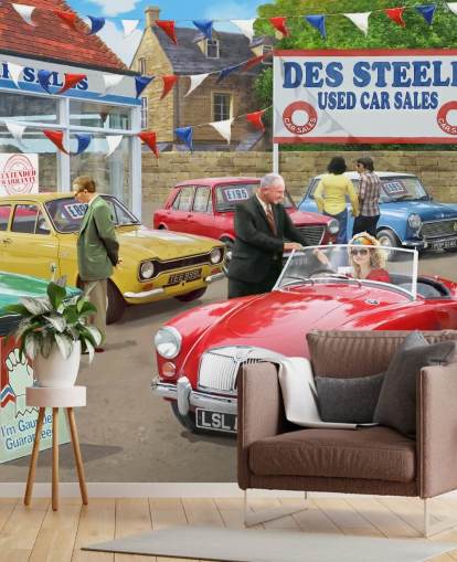 men selling and buying cars wallpaper